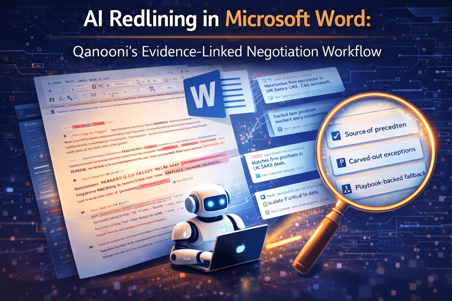 AI Redlining in Microsoft Word: Qanooni's Evidence-Linked Negotiation Workflow
