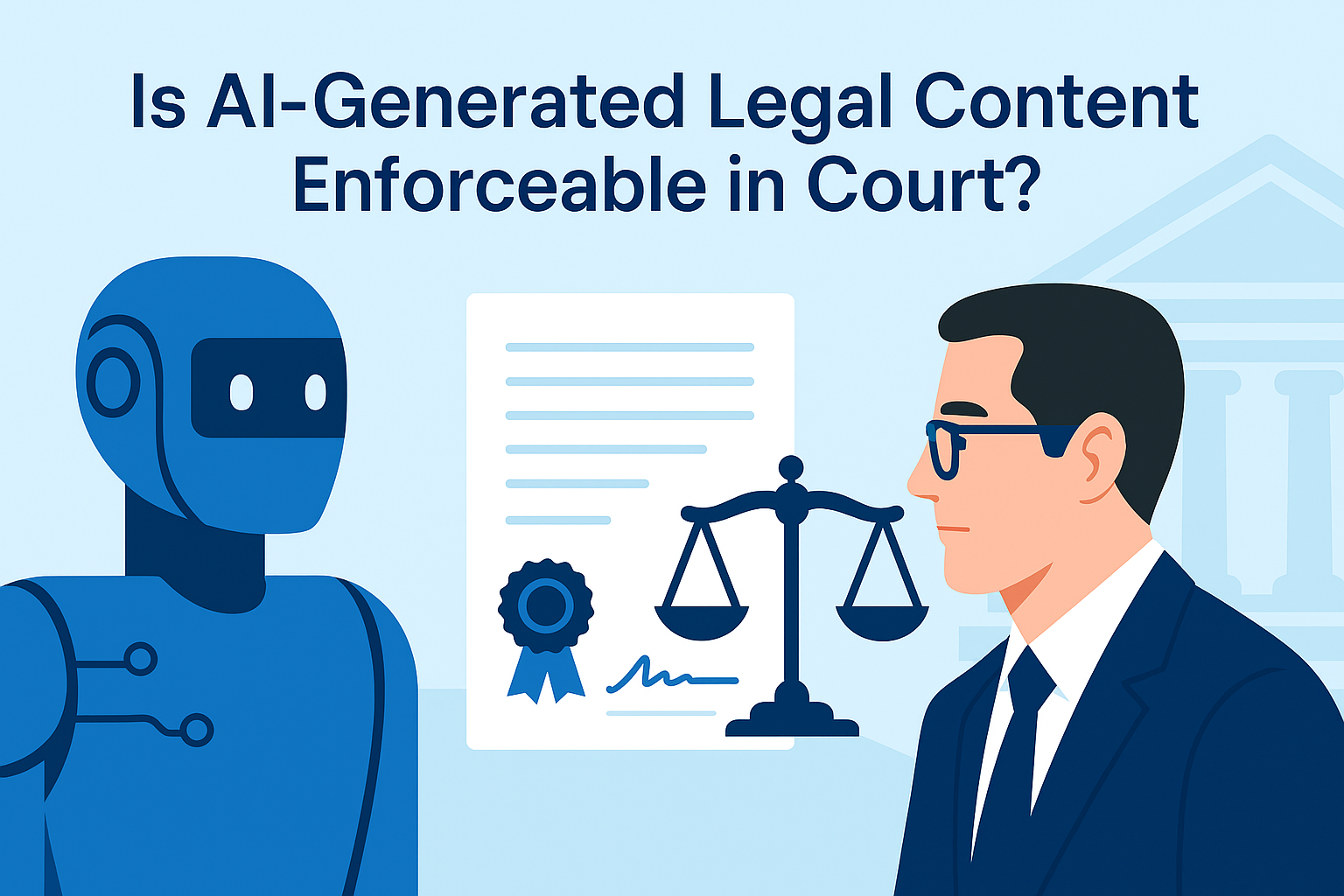 Is AI-Generated Legal Content Enforceable in Court?