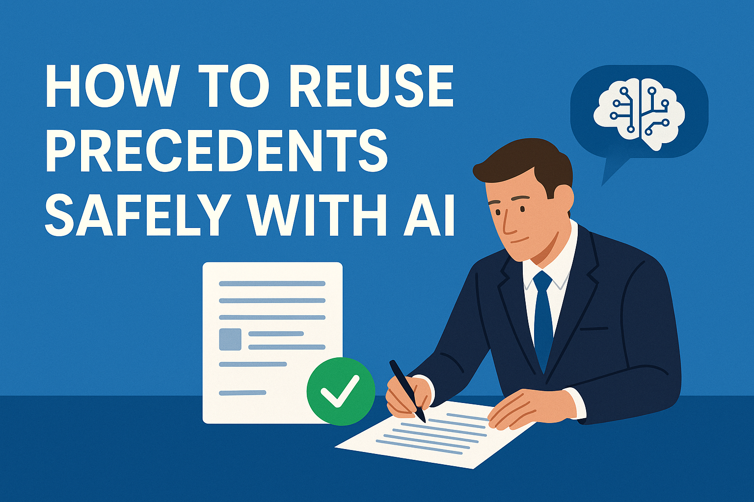 How to Reuse Precedents Safely with AI